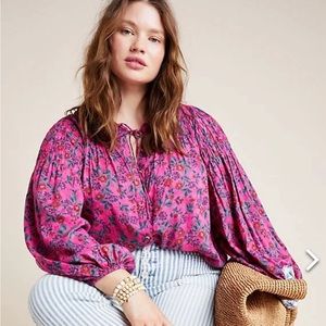 Peasant top, Anthropologie